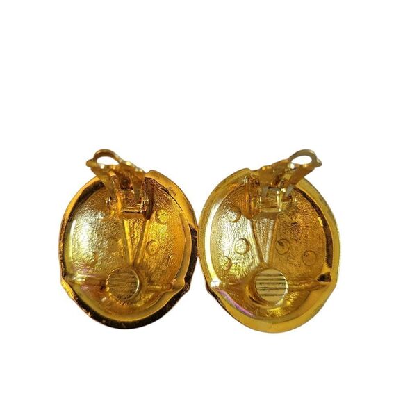 Ladybug Red and Black Avon Clip On Earrings - Picture 7 of 7
